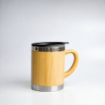 Insulated Steel Bamboo Mug
