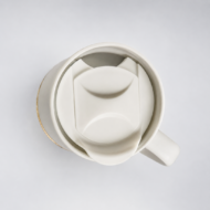 Coffee Ceramic Mug with Cork Base - Image 2