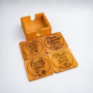 Mahogany Wood Coaster - Image 3