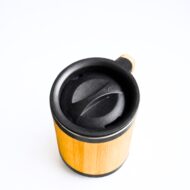 Insulated Steel Bamboo Mug - Image 2