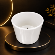 Plain Ceramic Pots (white) - Image 2