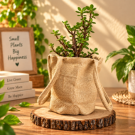 Handmade Jute Bucket Bag - Image 3