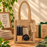 Handmade Jute Handle Bag - Image 3