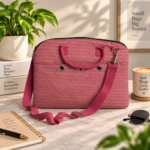 Handmade JuCo Laptop Bag - Pink