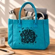 Handmade Jute Tote Bag - Image 2