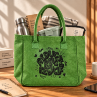 Handmade Jute Tote Bag - Image 2