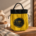Handmade Jute Canvas Potli Bag (Large)