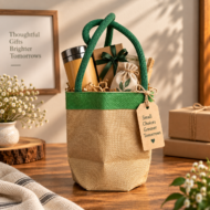 Handmade Jute Bucket Bag - Image 3